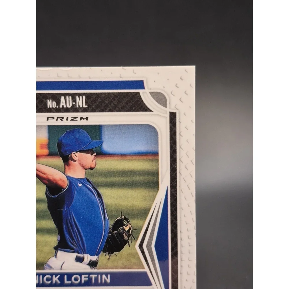 2021 Prizm Draft Picks Nick Lofton #AU-NL Autograph Silver Prizm Kansas City